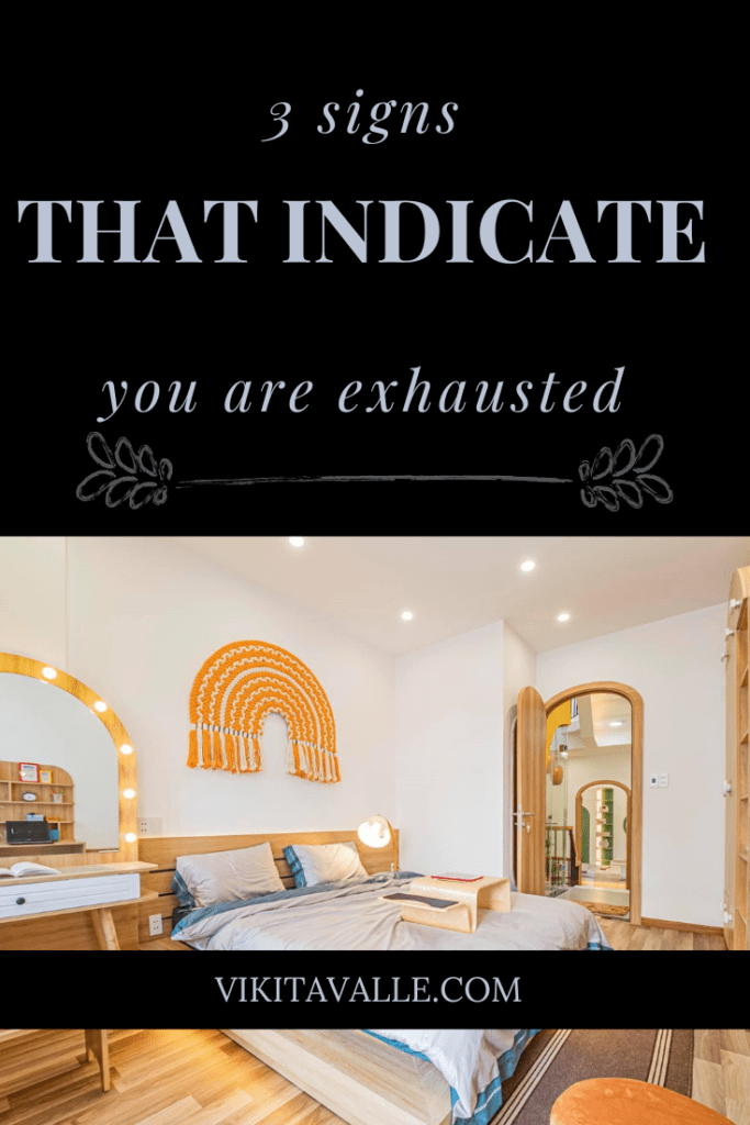 Solution to being exhausted