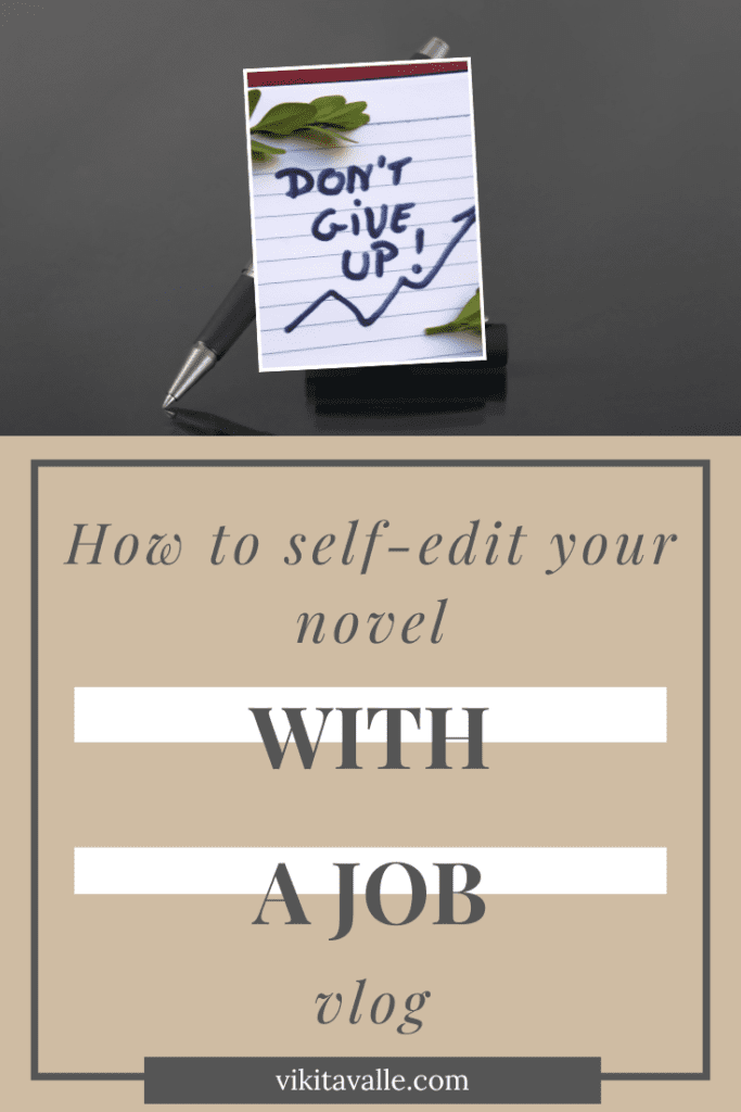 Editing a novel